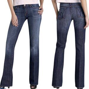 Citizens of Humanity Kelly Stretch Low Waist Bootcut Jeans 32 EUC Plus Size Y2K
